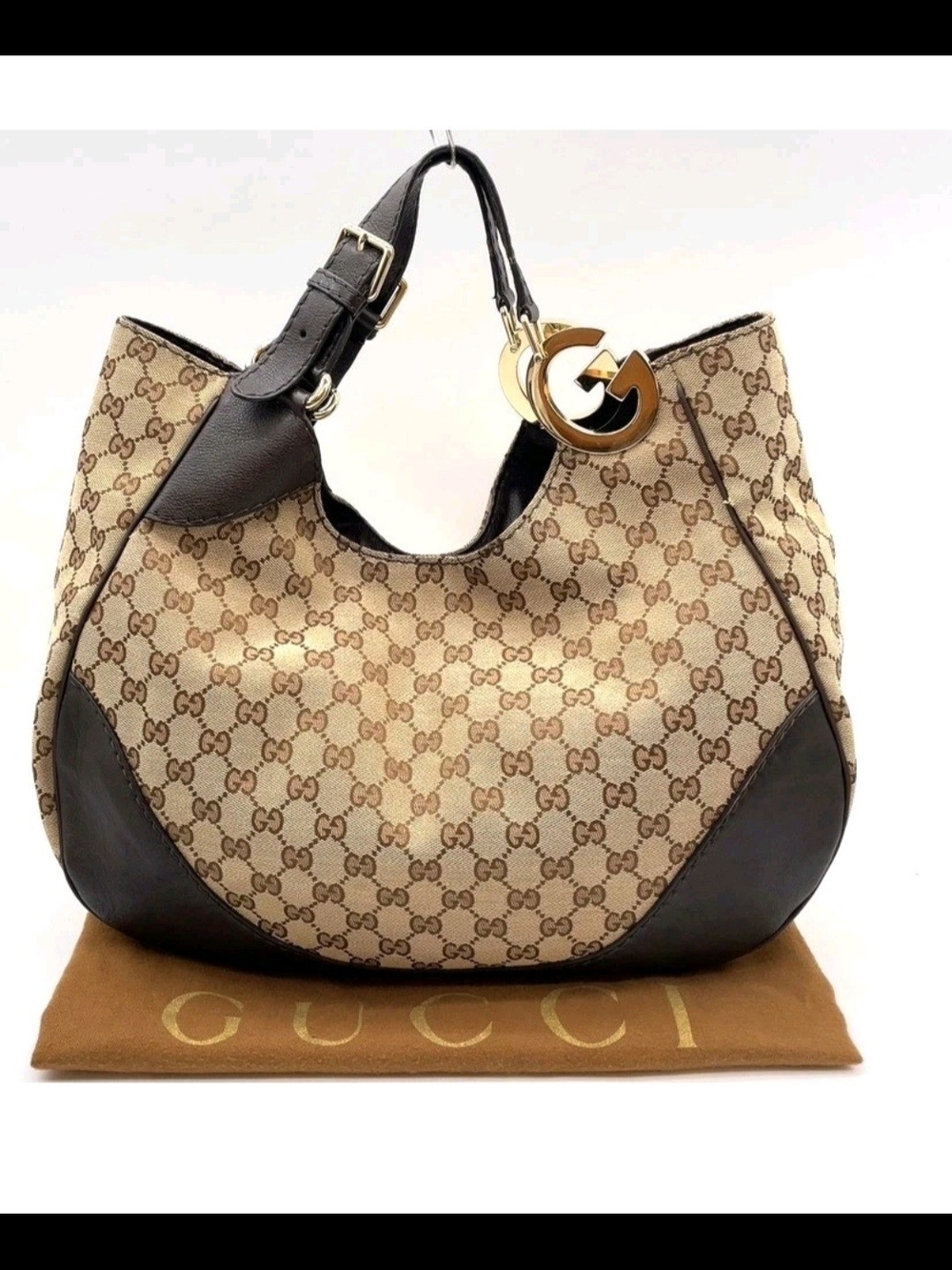 Authentic Vintage Gucci Charlotte GG Canvas Tote